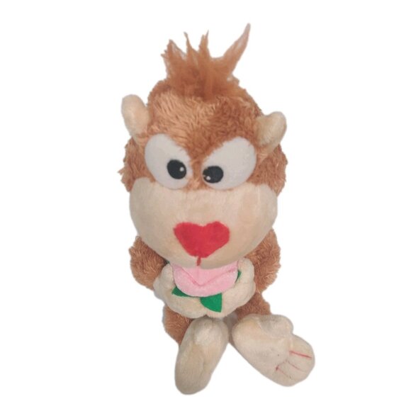 Animated & Singing Valentine Punky Cat Holding A Rose Sound N Light Animatronics - Picture 6 of 14